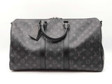 Louis Vuitton Keepall Bandoulière 45 Monogram Eclipse Coated Canvas Fw0725lzxzdu