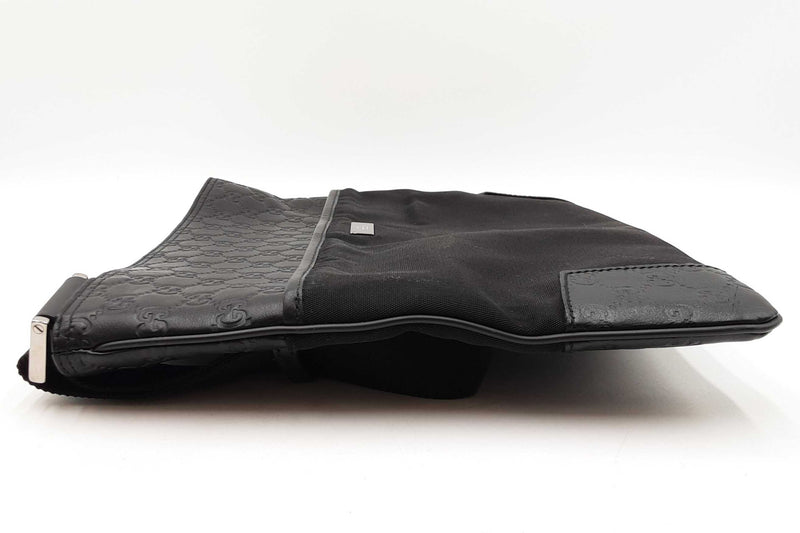 Gucci Guccissima Black Nylon Messenger Bag Sd0825owzdu