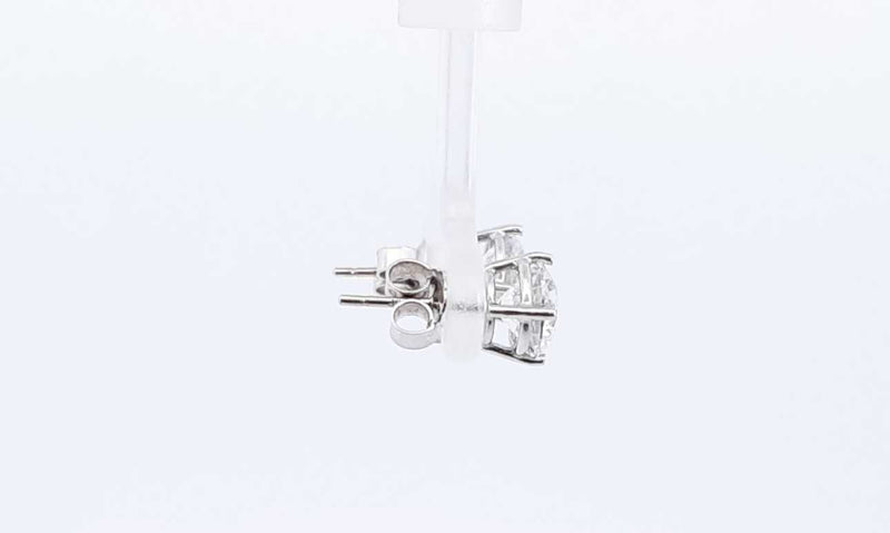 Lab Grown Diamond 3.07ctw Stud Earrings In 14k White Gold 1.69g Eb1121pwxzsa