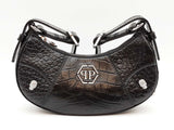 Phillip Plein Crocodile Embossed Shoulder Bag Sd0725czxde