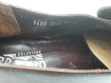 Salvatore Ferragamo Men's Leather Loafers Size 10.5 Ee Sd0426rzde