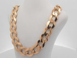 14k Yellow Gold 70 Grams Concave Curb Chain 20 In Aa0326przxsa