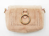 Fendi Nano Baguette Mink Crossbody Bag & Charm Fw0225loxzdu