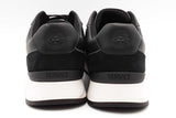 Versace Milano Black Leather & Suede Sneakers Size 44 Eb0626lrxsa