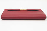 Tory Burch T Slim Red Leather Wallet Eb1225rxde