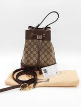 Gucci Gg Supreme Canvas Ophidia Bucket Bag Eb0626pxzde