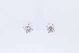 Lab Grown Diamond 3.07ctw Stud Earrings In 14k White Gold 1.69g Eb1121pwxzsa