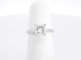 1.54 Ct Diamond & 90% Platinum Solitaire Ring 3.5 Grams Size 4.75 Fw0326ooxzdu