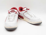 Nike Air Jordan 2/3 "White Varsity Red" Sneakers Size 10 Fw0126wzdu