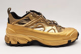 Burberry Arthur Gold Metallic Sneakers Size 43.5 Eb0526lxzsa