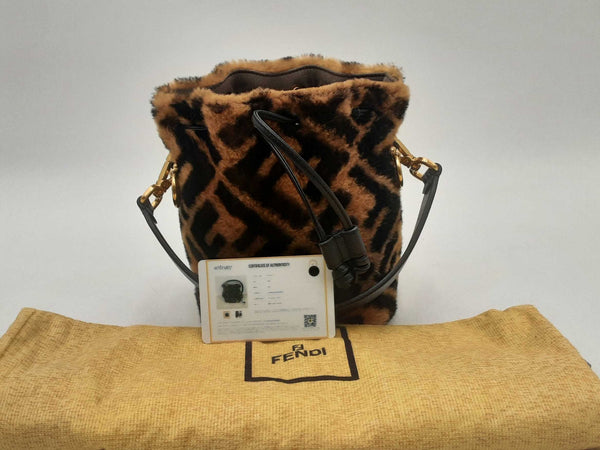 Fendi Mon Tresor Mini Brown Handbag Aa0525ezxsa