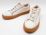 Tory Burch 75877 White Red Leather Gum Sole Court Shoes Size Us 7 Do0126pxde