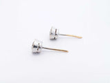 2.0 Cttw Diamond & 18k White Gold Stud Earrings 5 Grams Fw1124lrxdu