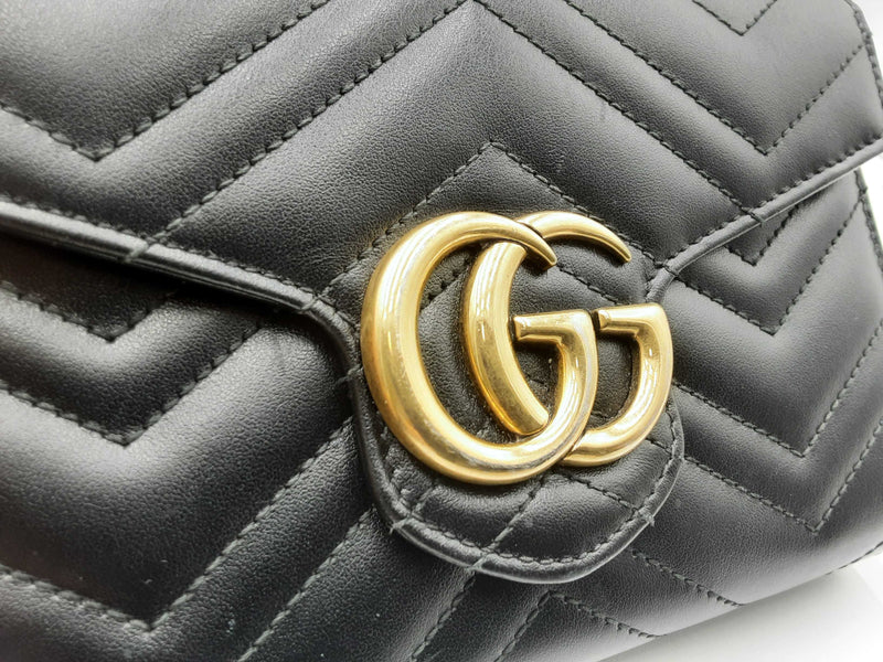 Gucci Gg Marmont Matelassé Leather Mini Shoulder Bag Fw1124ixzdu