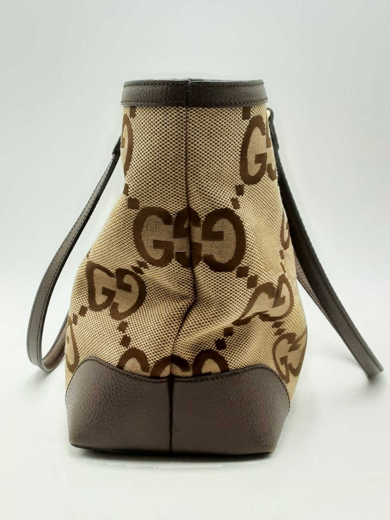 Gucci Gg Monogram Canvas Ophidia Web Tote Bag Eb1124erxsa