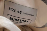 Burberry Grey Check Sneakers Size 45 Eb0626lxzsa