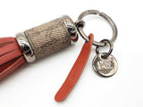 Montblanc Red Leather Tassel Key Chain Sd0626lrde