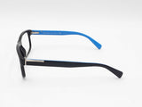Prada Matte Black & Blue Full Rim Square Acetate Eyeglasses Fw0226lxzdu