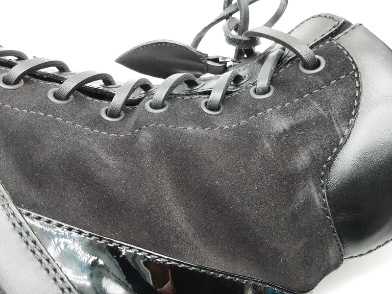 Louis Vuitton Laureate Desert Black Leather Boot Size Eu 40 Do1124wxzde