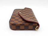 Louis Vuitton Pochette Félicie In Damier Ebene Coated Canvas Fw0726wordu