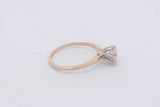 1.0ctw Diamond Solitaire Ring In 14k Yellow Gold 2.5 Grams Size 8 Eb0326lcrxsa