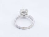 Lab Grown Round Diamond 3.25ctw Ring In 14k White Gold 4.6g Eb0222crxzsa