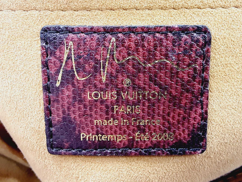 Louis Vuitton Limited Edition Richard Prince Snakeskin Tote Loxzde 144020005880