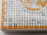 Hermes Mosaique Au 24 Gold Sugar Bowl & Matching Mini Plates Sd0426worde