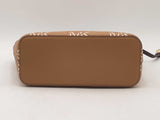 Michael Kors Eliza Small Embossed Logo Brown Aa0725rzsa