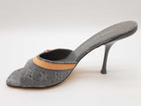 Louis Vuitton 6 Am Mule Gray Monogram Denim Heels Size Eu 40 Do0725wxzde