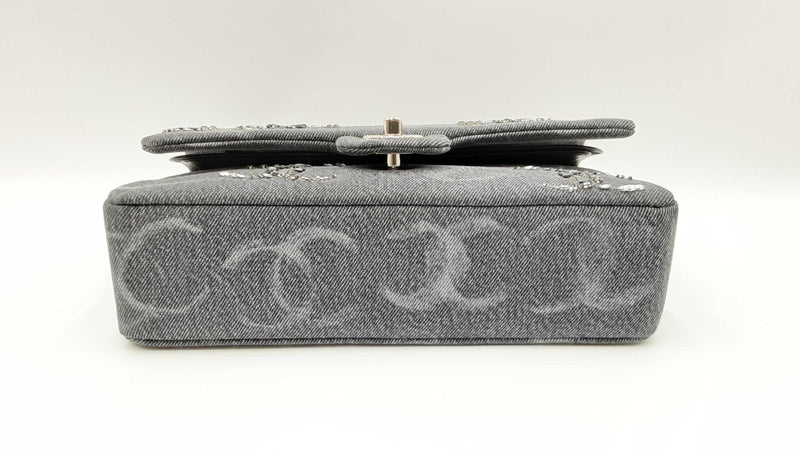 Chanel Logo Double Flap Denim Shoulder Bag Fw1124rwxzdu