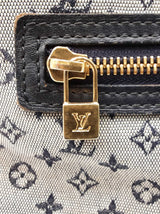 Louis Vuitton Mini Lin Lucille Pm Navy & Gray Monogram Canvas Tote Fw0926orxdu