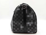 Louis Vuitton Keepall Bandoulière 50 In Damier Graphite Pixel Coated Canvas Fw0726ecrdu