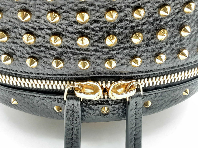 Mcm Stark Crystal Studded Black Leather Backpack Fw1024orxsa