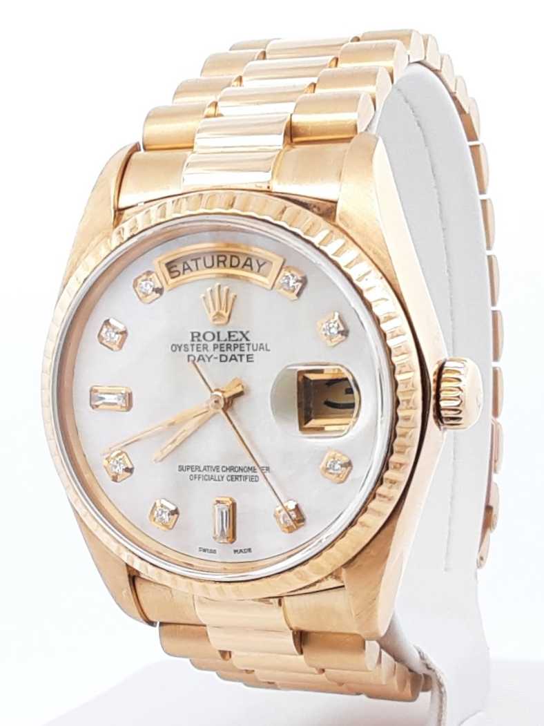 Rolex Oyster Presidential Day-date 18k Yellow Gold 36mm Watch 130.5 Grams Fw0425loxzxdu