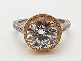 4.59 Cttw Lab Grown & Natural Diamonds Plat 18k Yg Ring Size 6 Do0625lpirde