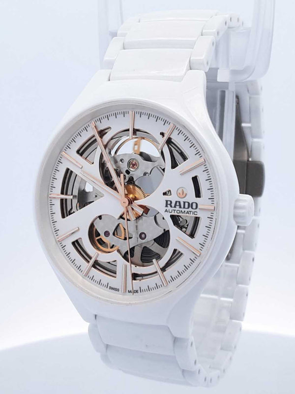 Rado True Open Heart Ceramic & Titanium 40mm Skeleton Watch Fw0125orxdu
