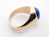 Star Sapphire & 10k Yellow Gold Signet Ring 10.9 Grams Size 8.25 Fw0426wcrdu