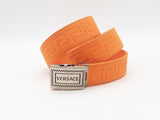 Versace Fabric Belt Orange Size 36 Aa0625crsa