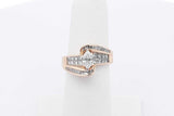 1.37cttw Diamond Ring In 14k Yellow Gold 6.1 Grams Size 5.25 Eb0226pxzsa