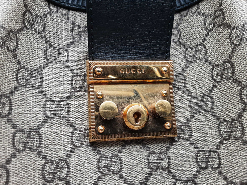 Gucci 479197 Padlock Gg Supreme Coated Canvas Tote Bag Do0824erxde