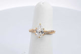 0.75ctw Lab Grown Pear Shape Diamond 18k Yellow Gold Ring 3.8g Sz4.5 Eb0526pxzdu