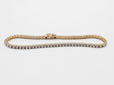 2.88 Cttw Lab Grown Diamonds 14k Gold 5.6g Tennis Bracelet 6.75 In Do0726llxzde
