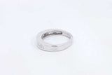 Diamond Ring In 14k White Gold 3.2 Grams Size 4 Eb1024oxzsa