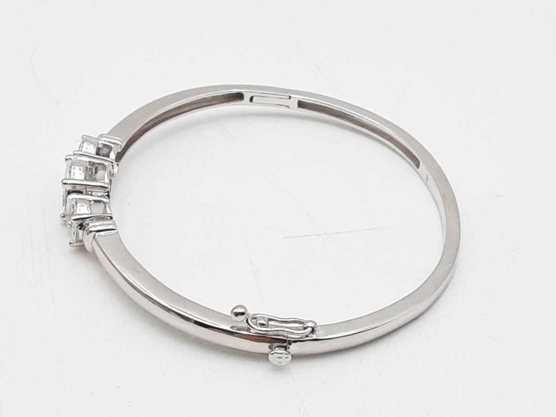 1.83ctw Diamonds 14k White Gold 14k 15.1 Grams Bracelet 7 Inch Sd0925czxsa