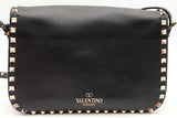 Valentino Garavani Rockstud Black Leather Crossbody Bag Eb0826rxzsa