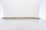 10k Yellow Gold Diamond Tennis Bracelet 9.3 Grams 7.75 Inch Eb0826pwrdu
