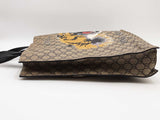 Gucci Coated Canvas Tiger Tote Beige Aa0526pwzsa