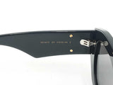 Gucci Logo Sunglasses In Black Acetate With Solid Grey Lenses Fw0926lzxdu