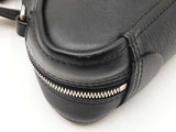 Balenciaga Extra Small Triangle Duffle Bag In Black Leather Fw0926ocrdu